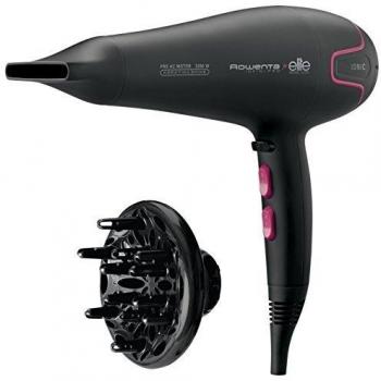 Secador de Pelo Rowenta Infini Pro Elite CV8732, 2200 W, Negro