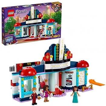 LEGO 41448 Friends Cine de Heartlake City, Juguete de Construcción Interactivo con Soporte para Teléfono y Mini Muñecas