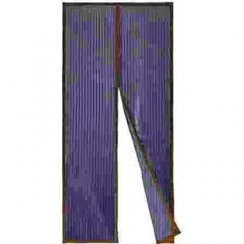 Sekey Cortina Magnética de Puerta a Prueba de Mosquito para Puertas de Madera, Puertas de Hierro, Puertas Metálicas, Puertas del Balcón, Puertas de RV, Cierre Magnético Automático,80x200 cm, Blanco