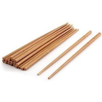 Sourcingmap-bambú Home comedor vajilla Carven palillos 10pares de madera color