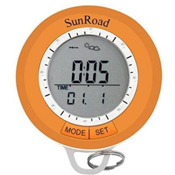 BW 8 en 1 altímetro digital multifunción con historia de altitud, barómetro, brújula, termómetro, pronosticador meteorológico con reloj digital