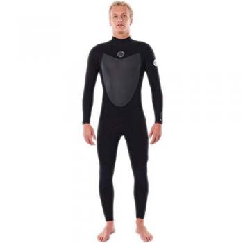 Rip Curl Traje de Neopreno Flashbomb 4/3 mm para Mujer con Cremallera en el Pecho, Manga Larga, Color Negro