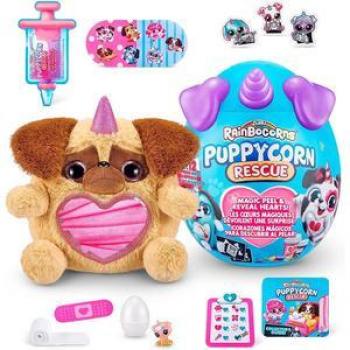 Rainbocorns Puppycorn Rescue - Bizak 62369261, Animales BIZAK, temática veterinaria y coleccionable de perritos (Varios modelos)