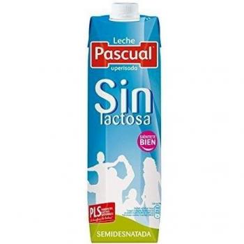 Pascual – Leche Semidesnatada Sin Lactosa Bienestar Animal – 6 x 1L