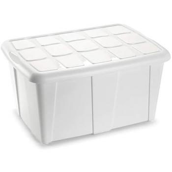 Caja de Almacenamiento Impermeable COSHANO 60L para Ropa y Hogar (Blanco)