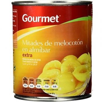Gourmet - Mitades de melocotón en almíbar - Extra - 480 g - , Pack de 6