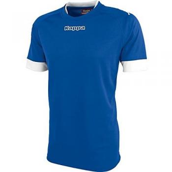 Kappa Molise SS Camiseta de equipación, Hombre, Azul/Blanco, 3XL