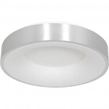 Plafón LED Ringlede 2.700 K Ø 48 cm plata, metal, integrado (LED)