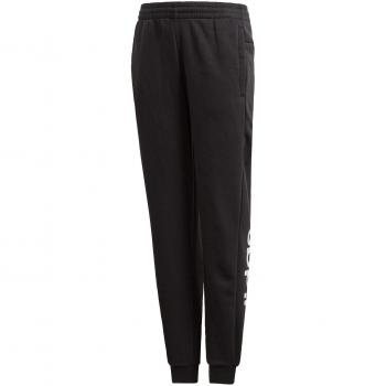 adidas Yg E Lin Pantalón, Niñas, Negro/Blanco, 164