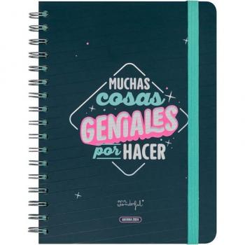 Agenda Mr. Wonderful 2024 Semanal Muchas Cosas Geniales Por Hacer 15x2x22 cm