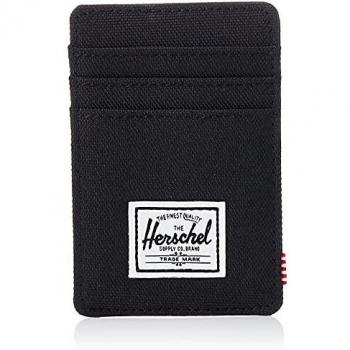 Herschel RFID。Raven Rfidraven Rfidااا ا ا ااا اا Billetera Tipo Tarjetas, Negro, Talla única Unisex Adulto