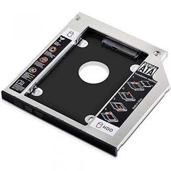 GeekerChip 2.5'' HDD SSD Hard Drive Caddy 9.5mm,Soporte Adaptador óptica bahías de Disco Duro Caddy SATA 2nd 2.5'' HDD/SSD para HP/ASUS/Acer/DELL/Lenovo/Laptops etc