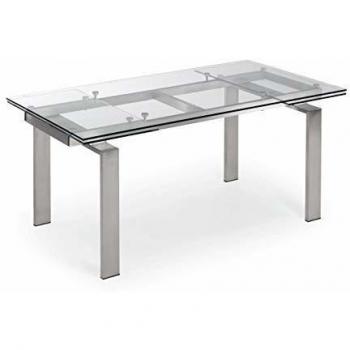 Kave Home - Mesa de Comedor Extensible Nara Rectangular 160