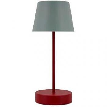 Lámpara de mesa LED Oscar Cozy recargable con 3 niveles de brillo, apta para interior y exterior, altura 33.5 cm, USB y toque dimmer