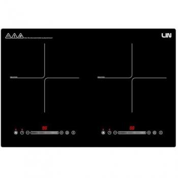 Placa de Inducción LIN LI2H-180 3200 W con Cable y Enchufe de 1.2m, Negro