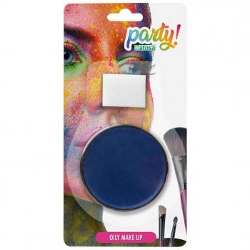 BB Carnival - Pintura de Cara Azul para Adultos - Ceramaquillaje - Gran Fiesta - Pintura Facial Azul