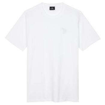 Paul Smith Men's Regular Fit Zebra Appliqué T-Shirt - White - Size M