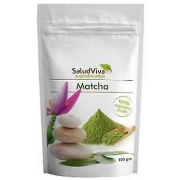 Salud Viva Matcha 100G - Té Verde en Polvo, Orgánico, Rico en Antioxidantes, Energizante Natural, Ideal para Batidos y Repostería