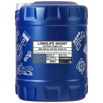 Aceite de motor MANNOL Longlife 5W-30 10L para VW, Audi y Mercedes-Benz