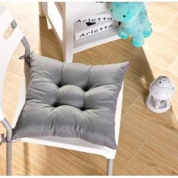 Sin: 1 35 x 35 cm oficina cobertor para asiento para sentarse en el cojín nalgas almohadillas gris