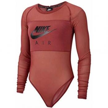 NIKE W NSW Air Bodysuit LS Mesh Body, Mujer, Cedar, XS
