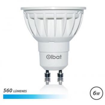 Elbat Bombilla LED GU10 6W 560lm - 6500K Luz Fría