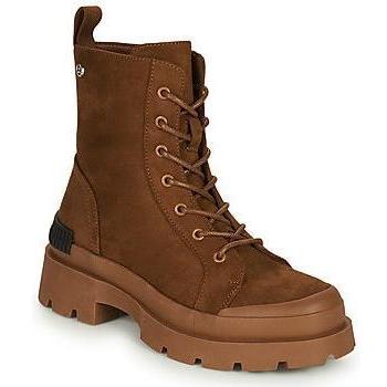 Botines Xti 140571 para Mujer, Color Marrón/Camel con Cierre de Cremallera