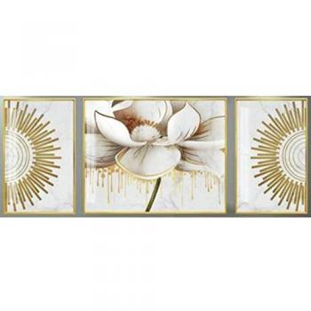 Cuadro Decorativo de Flor DKD Home Decor (240 x 3 x 80 cm)