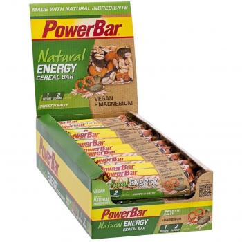 Powerbar natural energy cereales 24 barritas x 40 gr - sabor - cereales