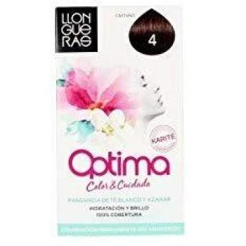 Llongueras Optima Permanent Hair Color Cream #4 Chestnut 100ml