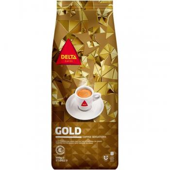 Café en Grano Delta Gold 500g - Delicioso café con notas a nueces, almendras tostadas y especias