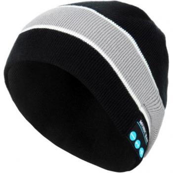 Gorro Cálido Inalámbrico con Bluetooth y Manos Libres para Música - Gorro de Punto para Invierno, Deporte y Senderismo