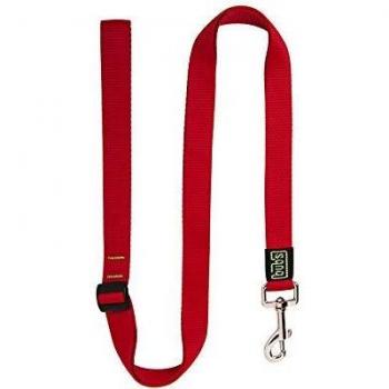 bub's Correa para Perro, Correa Ajustable Ideal para pasear a su Perro, Longitud 1 a 1,5m Ancho 25mm con Costuras reforzadas, Suave, antialérgico, repele Agua y Suciedad