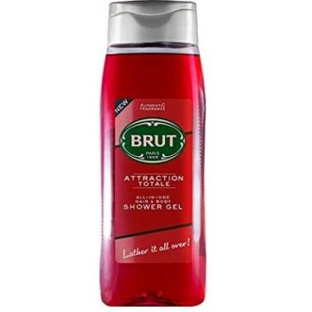 Brut Attraction Totale All-In-One Hair & Body Shower Gel - 500ml