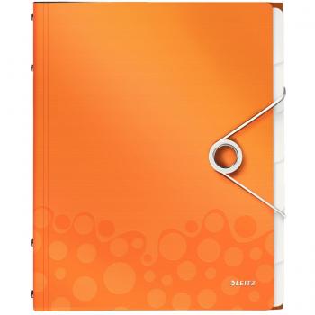 Leitz WOW - Carpeta (Naranja, Polipropileno, A4)