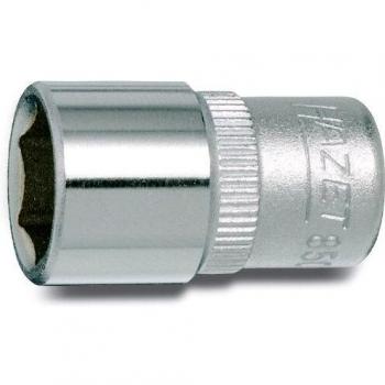 Llave de vaso hexagonal HAZET 850-11, cuadrado hueco 1/4 pulgadas (6,3 mm), perfil de tracción de hexágono exterior, tamaño 11 mm