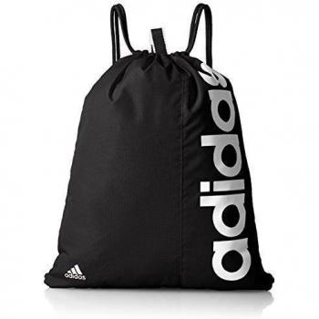 adidas Lin Per Gymbag - Bolso unisex, color negro / blanco, talla NS