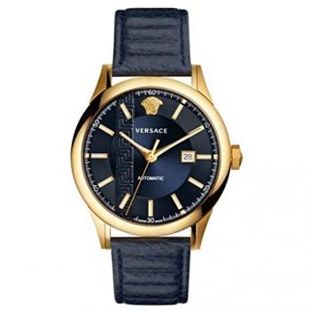Versace Aiakos Swiss Made Automatic Men's Watch - Gray, 44mm, Mechanical, Sapphire Crystal, Water Resistant 3 ATM