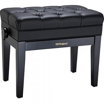 Banqueta de Piano Roland RPB-500BK Negra con Compartimento de Almacenamiento