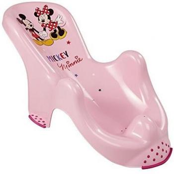 keeeper Hamaca de Baño Antideslizante Minnie, De 0 a 6 Meses, Leon, Rosa