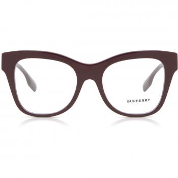 Burberry BE 2388 Women's Eyeglasses Burgundy Size 52 - Blue Light Block Available