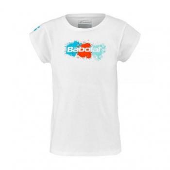 Camiseta Babolat Exs Cotton Tee Niña - Algodón de Alta Calidad - Ajuste Estándar - Diseño Moderno - Secado Rápido