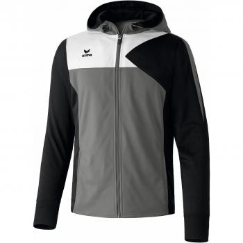 erima Jacke Premium One Trainingsjacke mit Kapuze - Chándal de fútbol para hombre, color gris, talla M