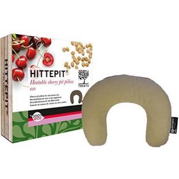 Cojín Térmico Cervical de Huesos de Cereza 100% Seda con Relleno de Lino y Lavanda - Wellbeing Eco Hittepit - Treets