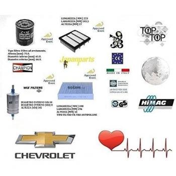 H110 Kit de filtros hoja Chevrolet Spark 05,2005> 0,8 37 Kw