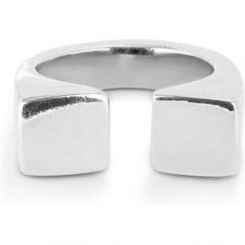 UNO de 50 Elegance Silver Plated Metal Ring - Size 15