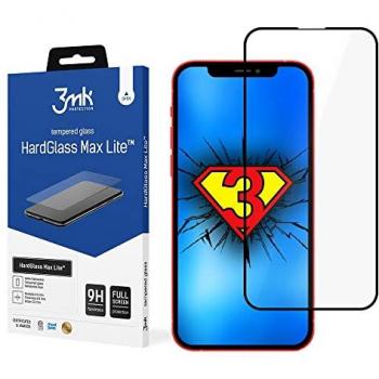 Vidrio Templado Reforzado 3MK HardGlass Max Lite para Apple iPhone 13 / 13 Pro - Negro