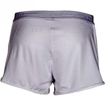 Dunlop - Pantalones Cortos para Mujer, Color Blanco, Plata, Talla L