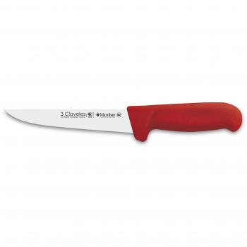 3 Claveles Cuchillo Deshuesar Ancho Proflex, Acero Inoxidable, Rojo, 18 cm-7