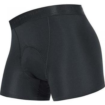 GORE BIKE WEAR Base Layer Lady Funcional+ - Calzoncillo bóxer de ciclismo para mujer, color negro, talla 34